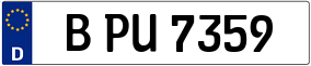 Truck License Plate